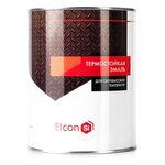 Эмаль термостойкая (Elcon) (Черная) 0,8 л до 1000 С
