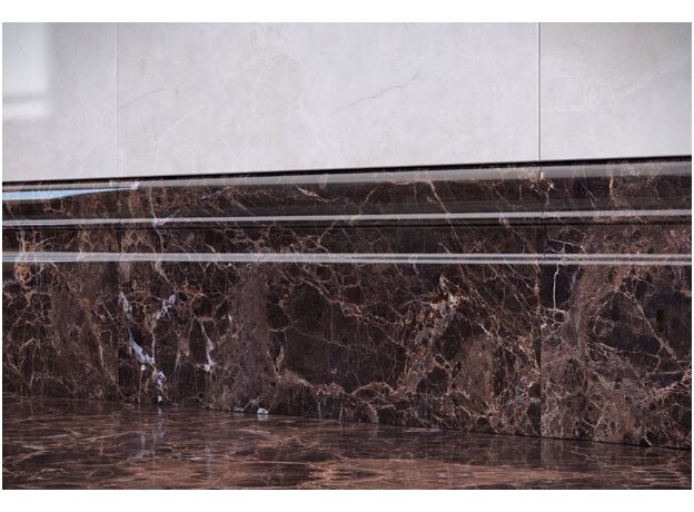 Плитка Стена Рельеф Коллекции Lorenzo Modern темно-бежевый 300x600 мм Н4Н151