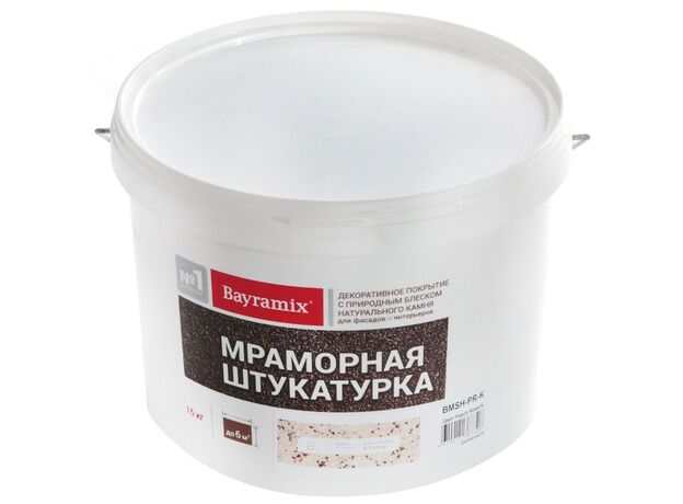 Мраморная штукатурка Bayramix 15 кг (Средняя фракция)