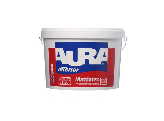 Краска ВДАК фасадная Aura Mattlatex моющаяся