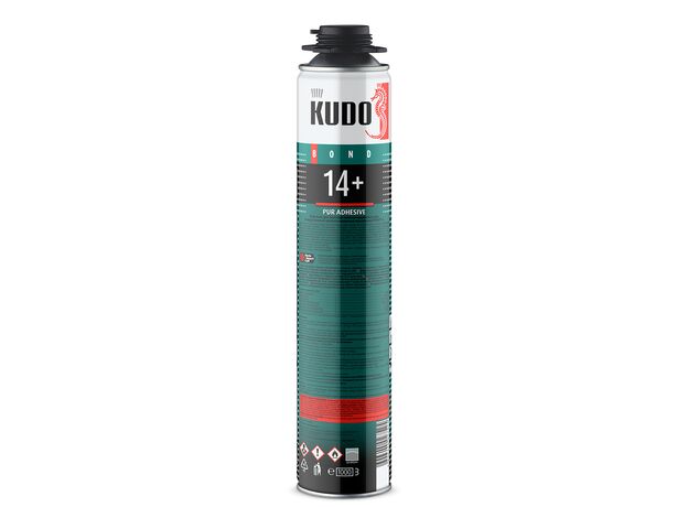 Клей-пена монтажный для теплоизоляции PUR ADHESIVE PROFF 14+ Kudo